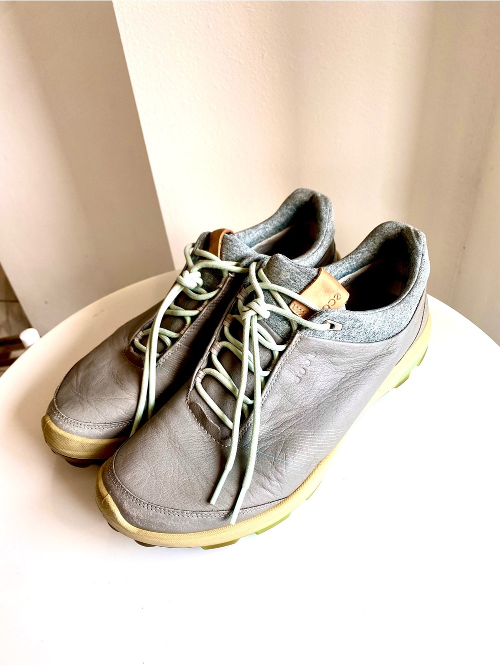 Ecco Men's Gray Hybrid 3 Wide Width Golf Spikeless Shoes